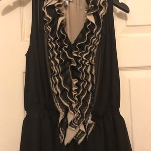 Sleeveless Ruffled Top!!